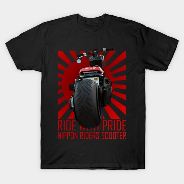 Scooter Japan T-Shirt by Akira31